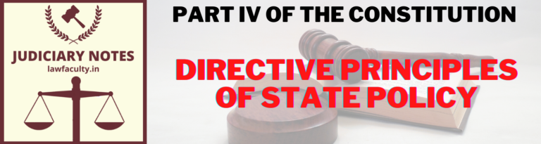 PART IV of the Constitution.
