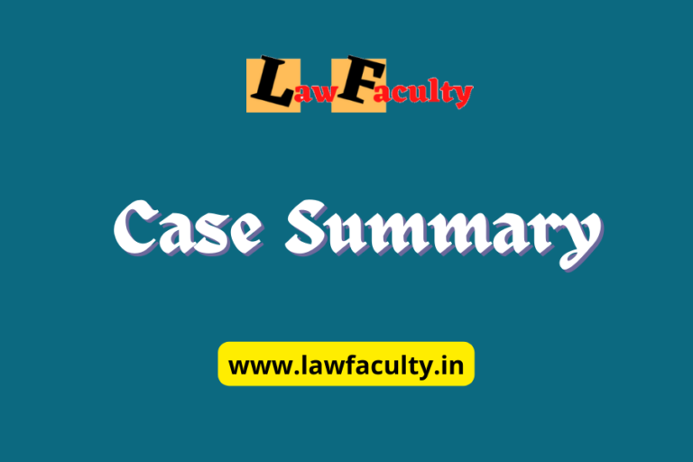 case summary