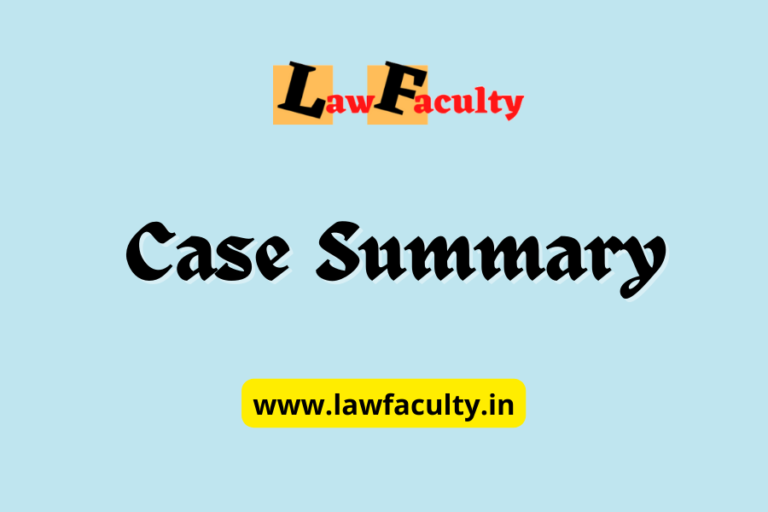 case summary